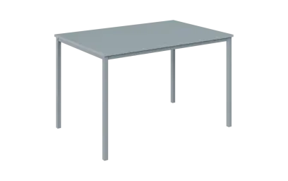 JPT 120 Jídelní stůl 1200 x 800 mm, deska šedá / podnož stříbrná